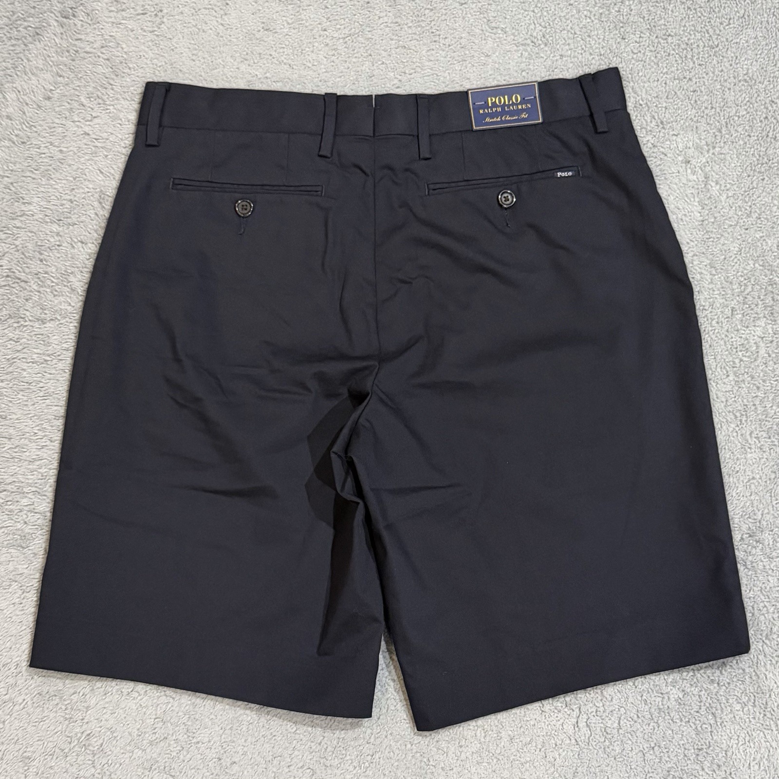 Polo Ralph Lauren Men's 32w Stretch Classic Fit Chino Shorts Dark Navy *Read